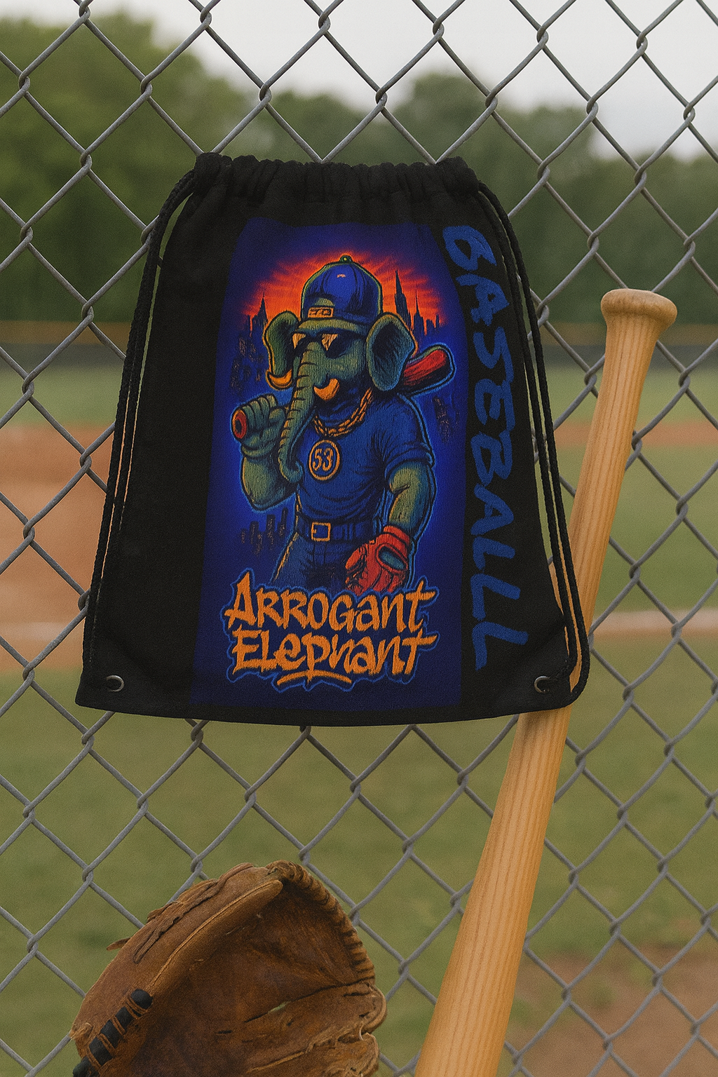 Arrogant Elephant™ Drawstring bags