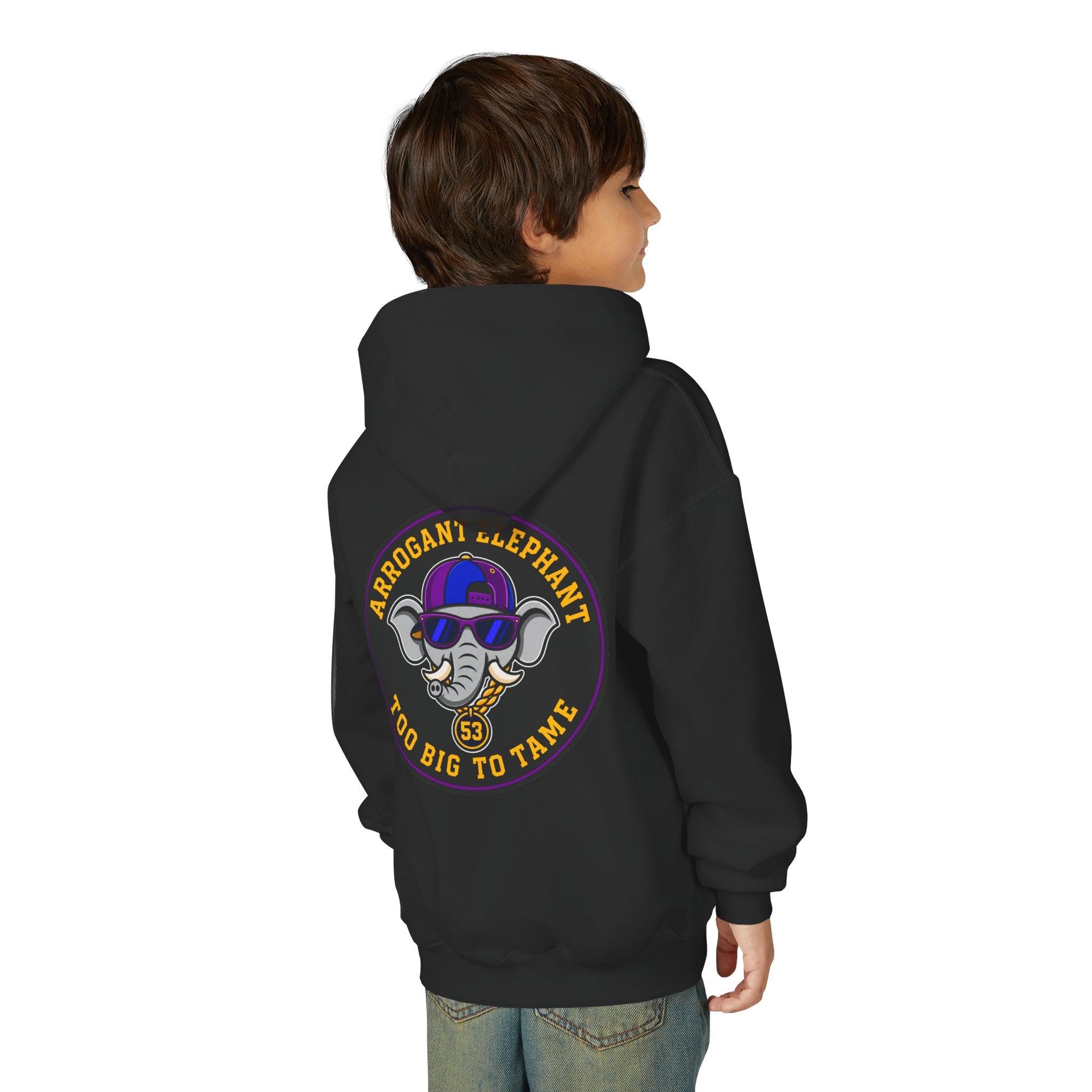 ARROGANT ELEPHANT™ "TOO BIG TO TAME" Hoodie