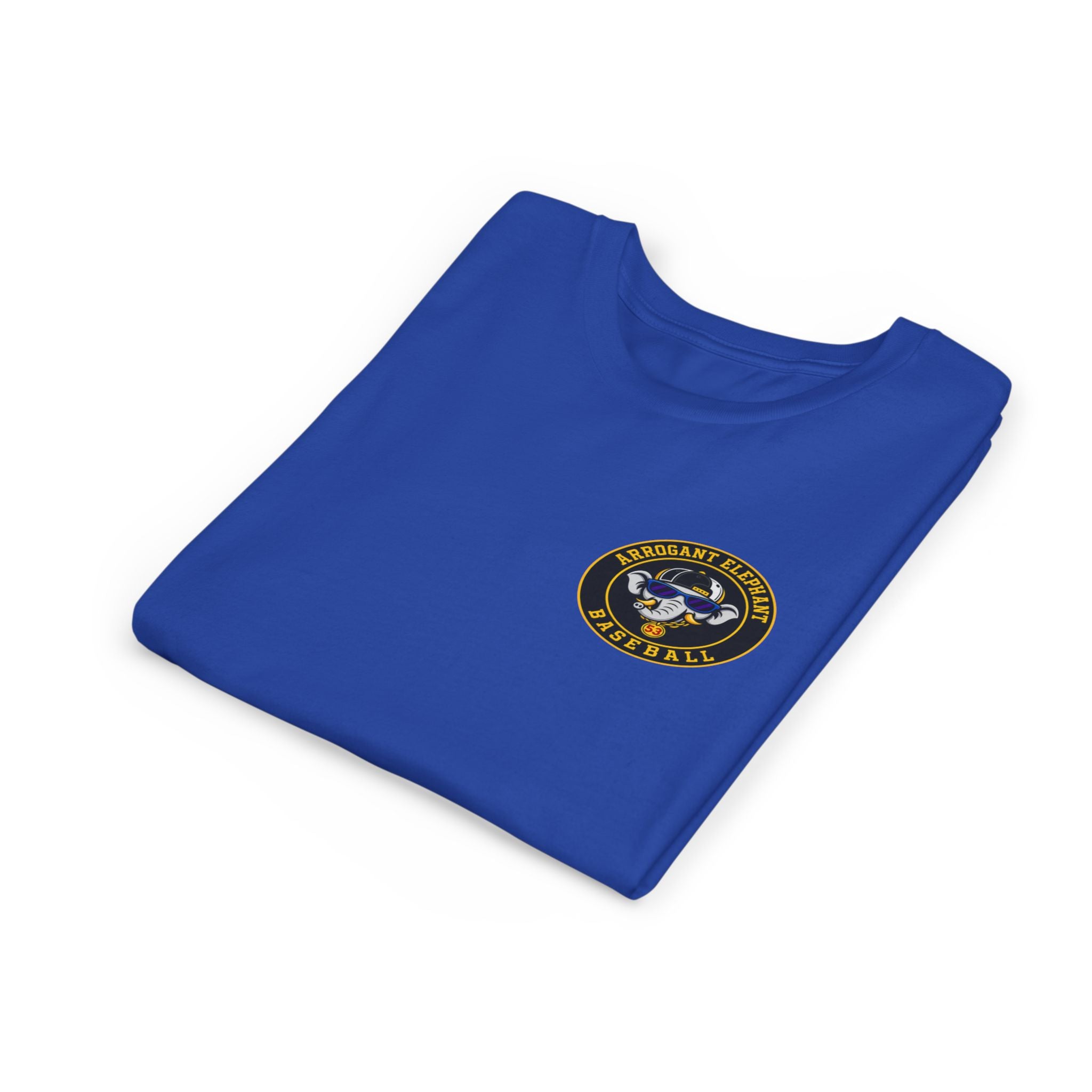Arrogant Elephant™ Power Play baseball Tee; Game Day Energy. Streetwear Attitude. (HERO EDITION)