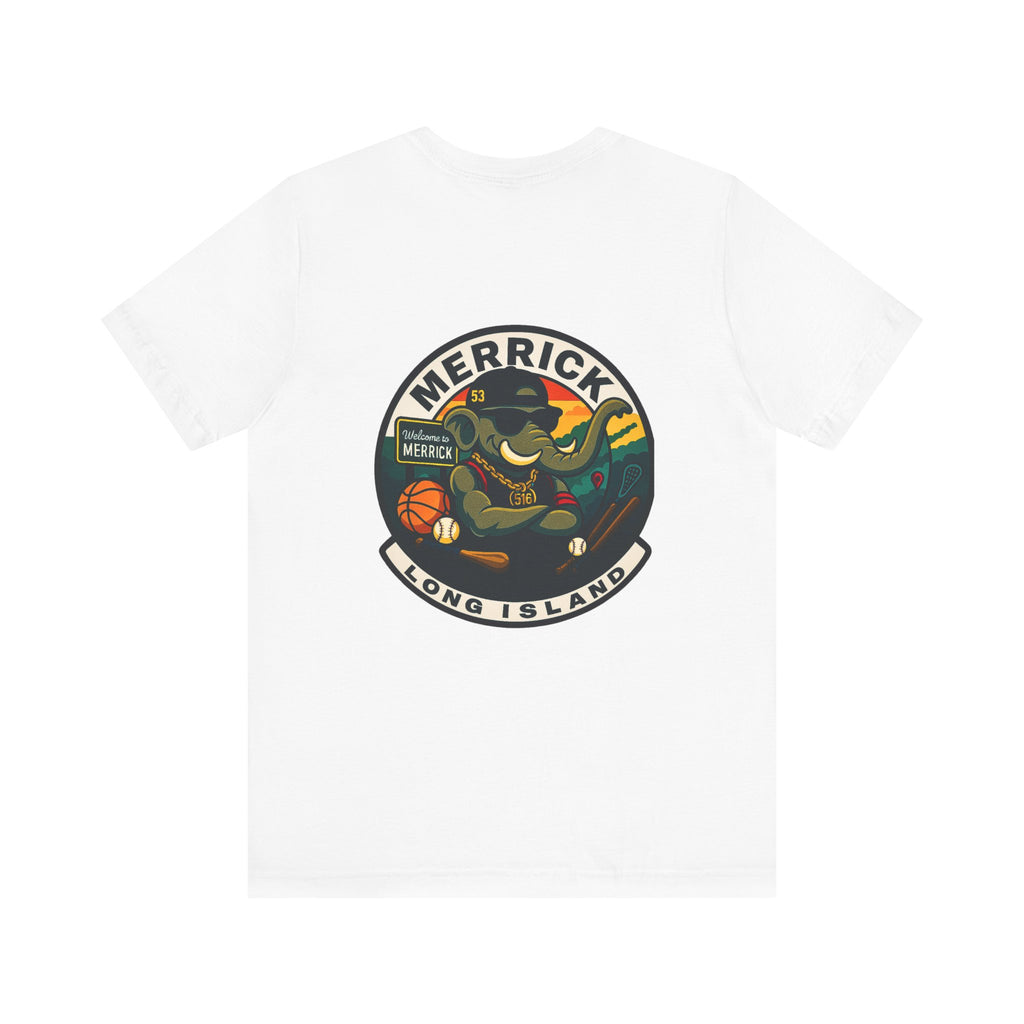 Arrogant Elephant™ Merrick Adult Tee – Long Island Edition