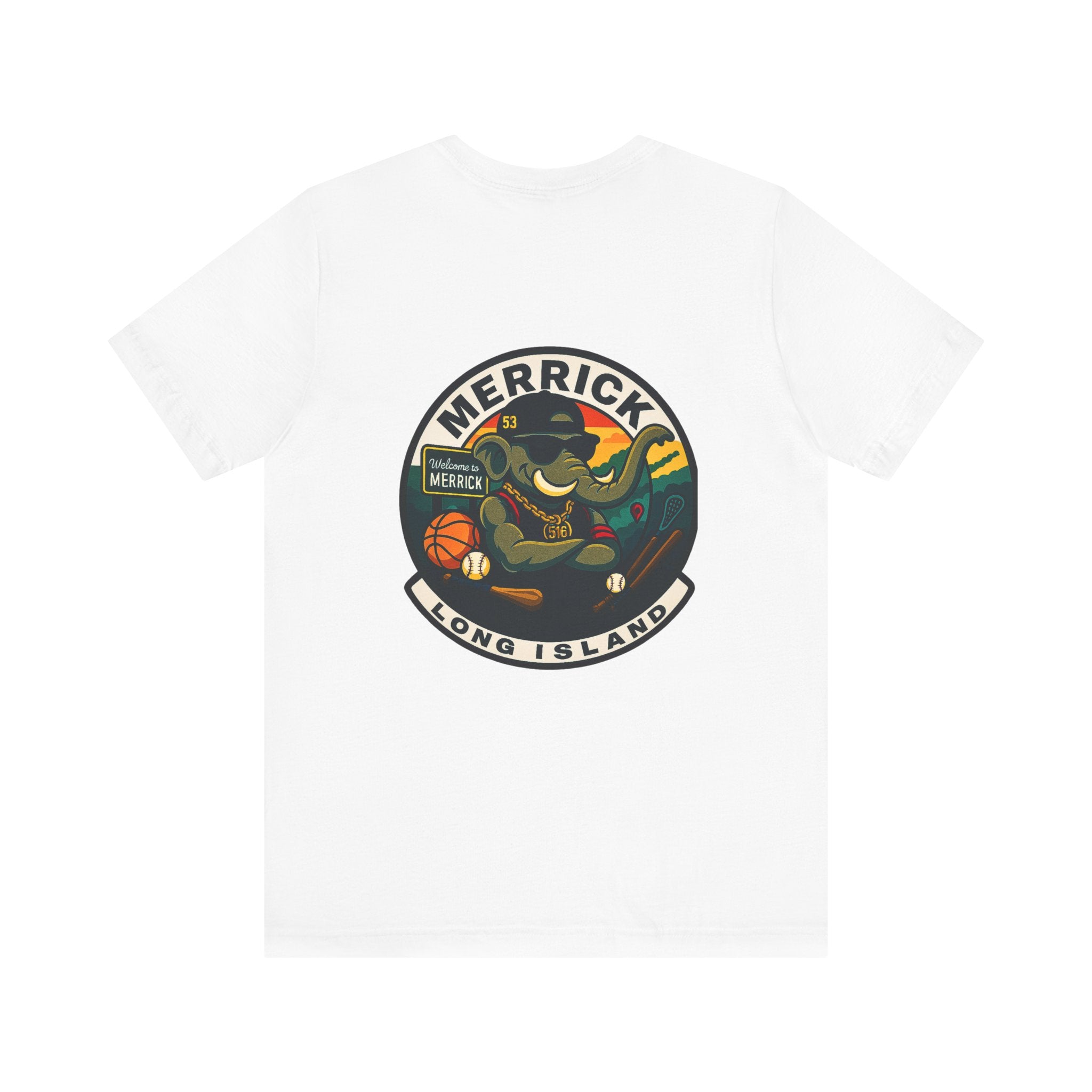 Arrogant Elephant™ Merrick Adult Tee – Long Island Edition