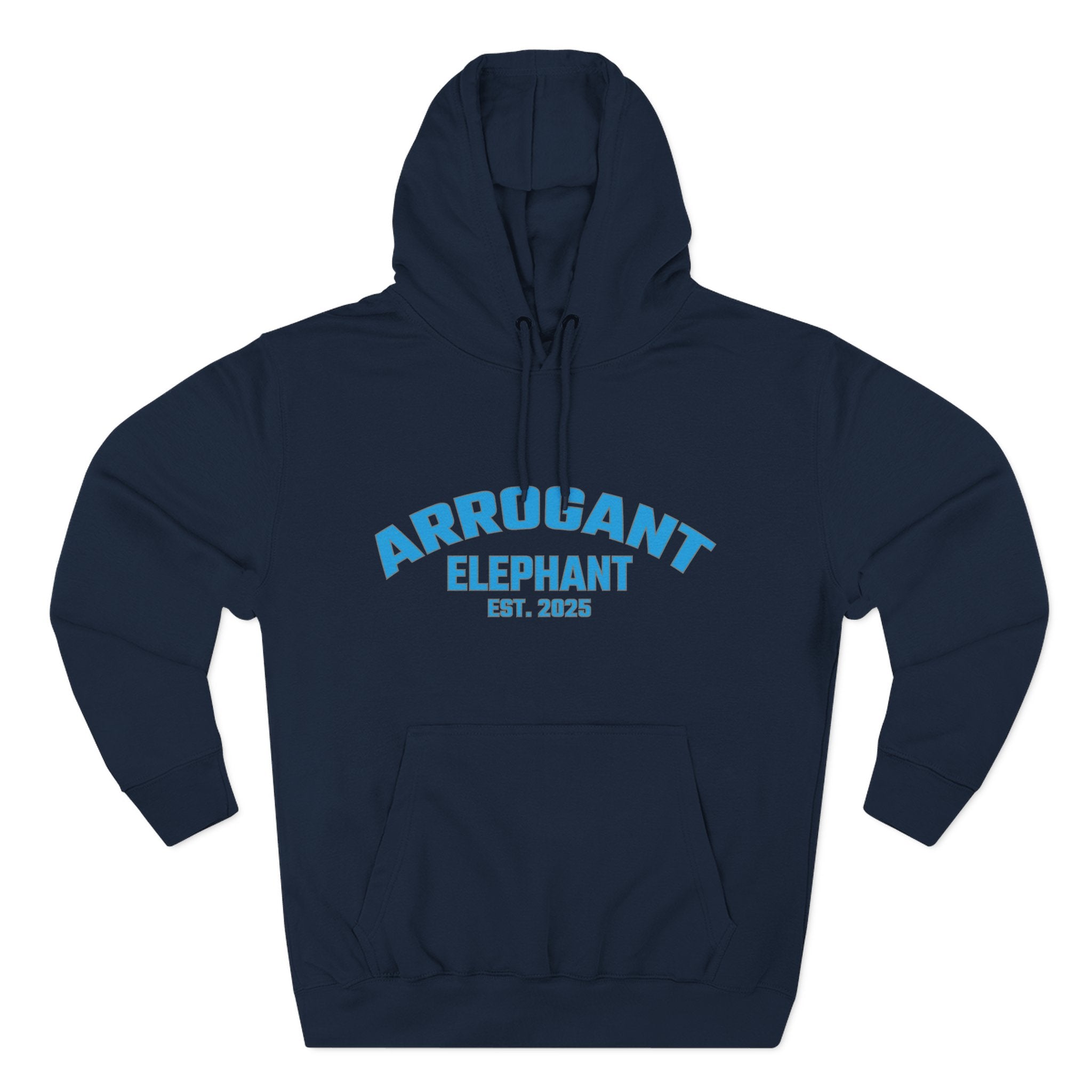 Arrogant Elephant™ Retro Collegiate Hoodie – Est. 2025