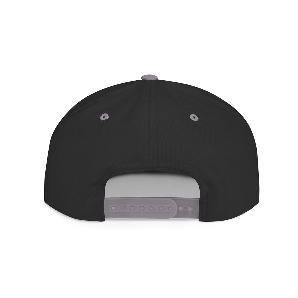 AE Lightning Flat Bill Snapback Hat — Retro Purple Logo Cap