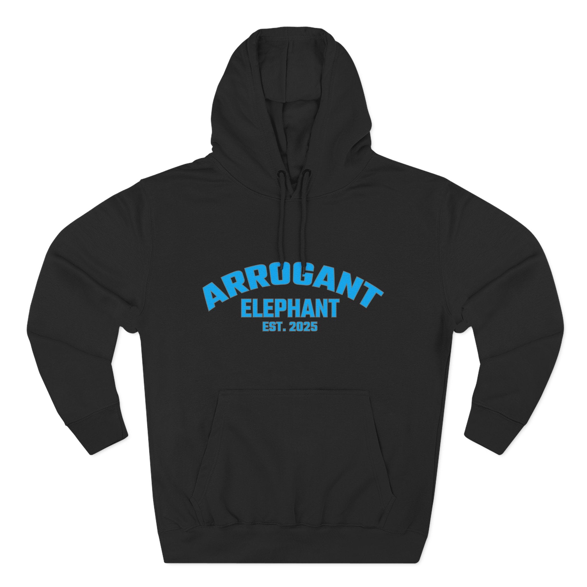 Arrogant Elephant™ Retro Collegiate Hoodie – Est. 2025
