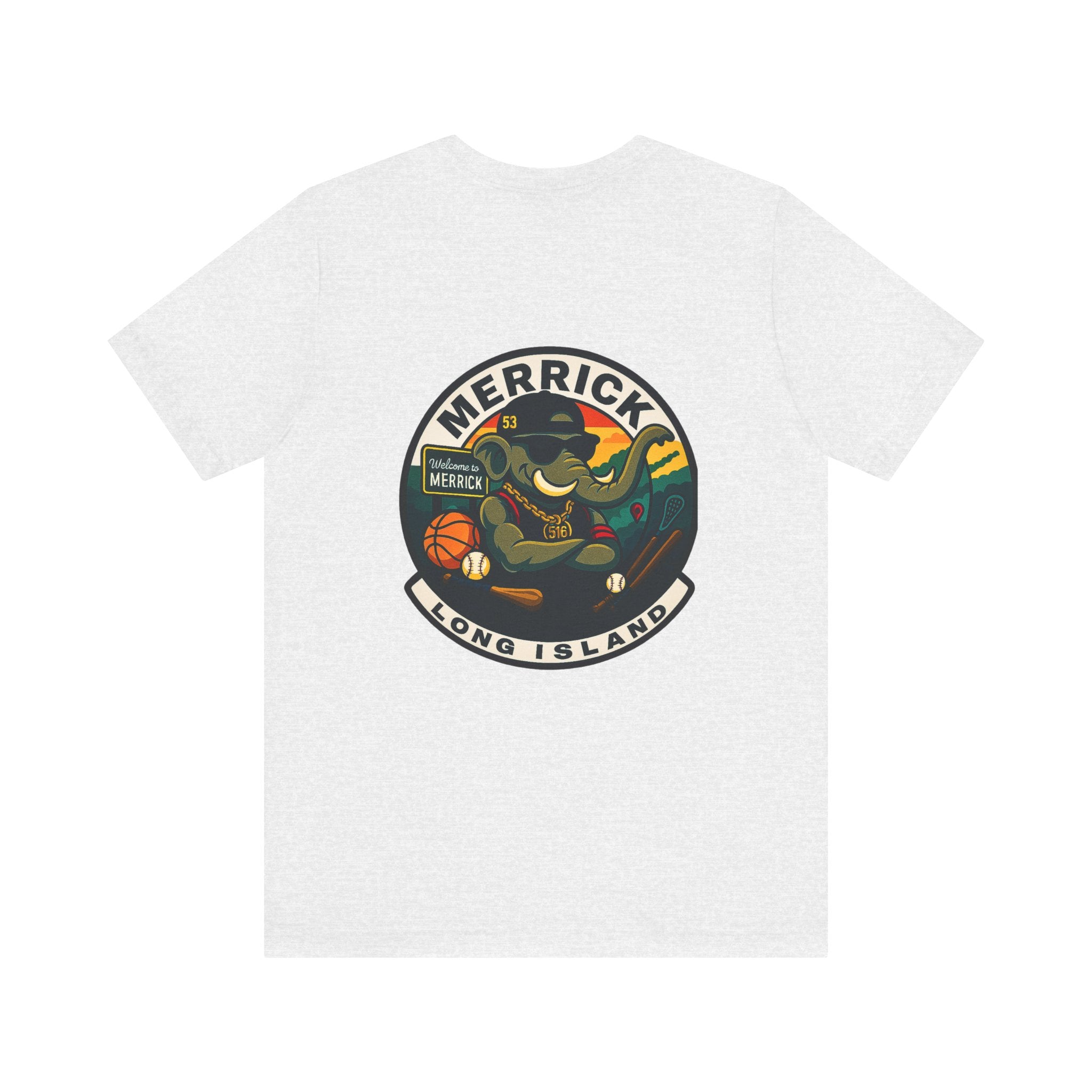 Arrogant Elephant™ Merrick Adult Tee – Long Island Edition