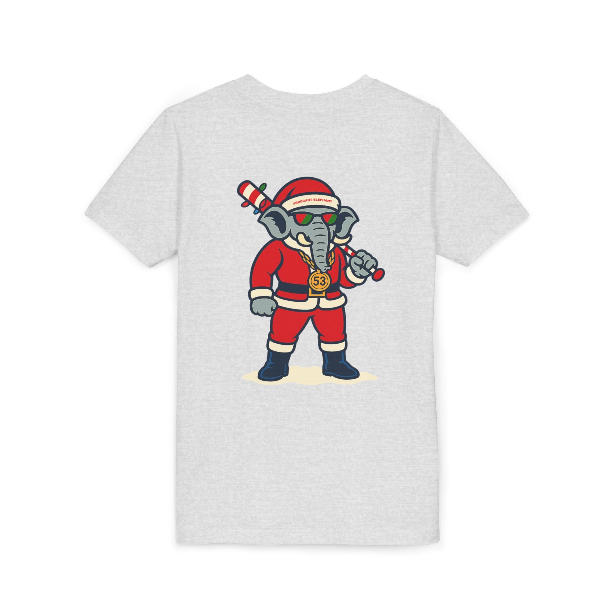 Arrogant Elephant™ Santa Dinger Youth Tee – Limited Holiday Edition