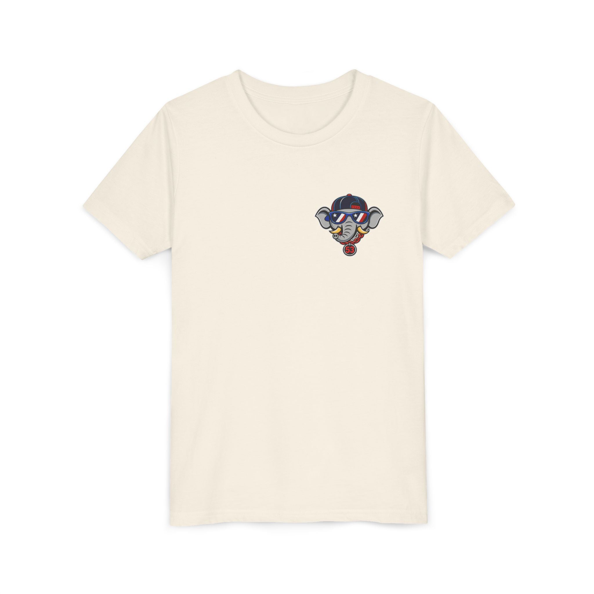 Youth Tee — "Stars, Stripes and Seams" Patriotic Baseball Shirt