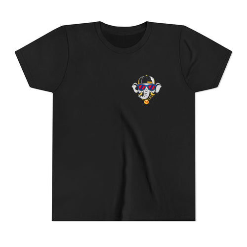 'Good Looks Run in the Dugout' Arrogant Elephant Graphic youth baseball Tee