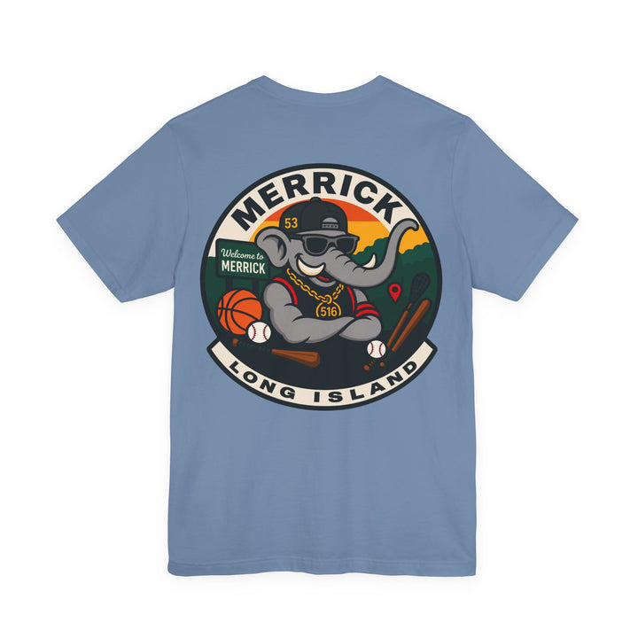 Arrogant Elephant™ Merrick Adult Tee – Long Island Edition