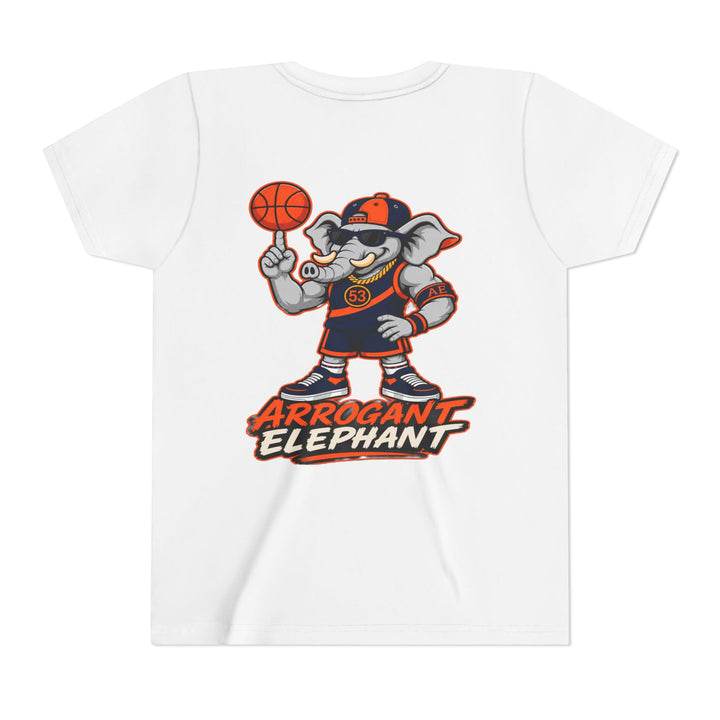 Arrogant Elephant Youth Basketball Tee- Streetball King 🏀🐘