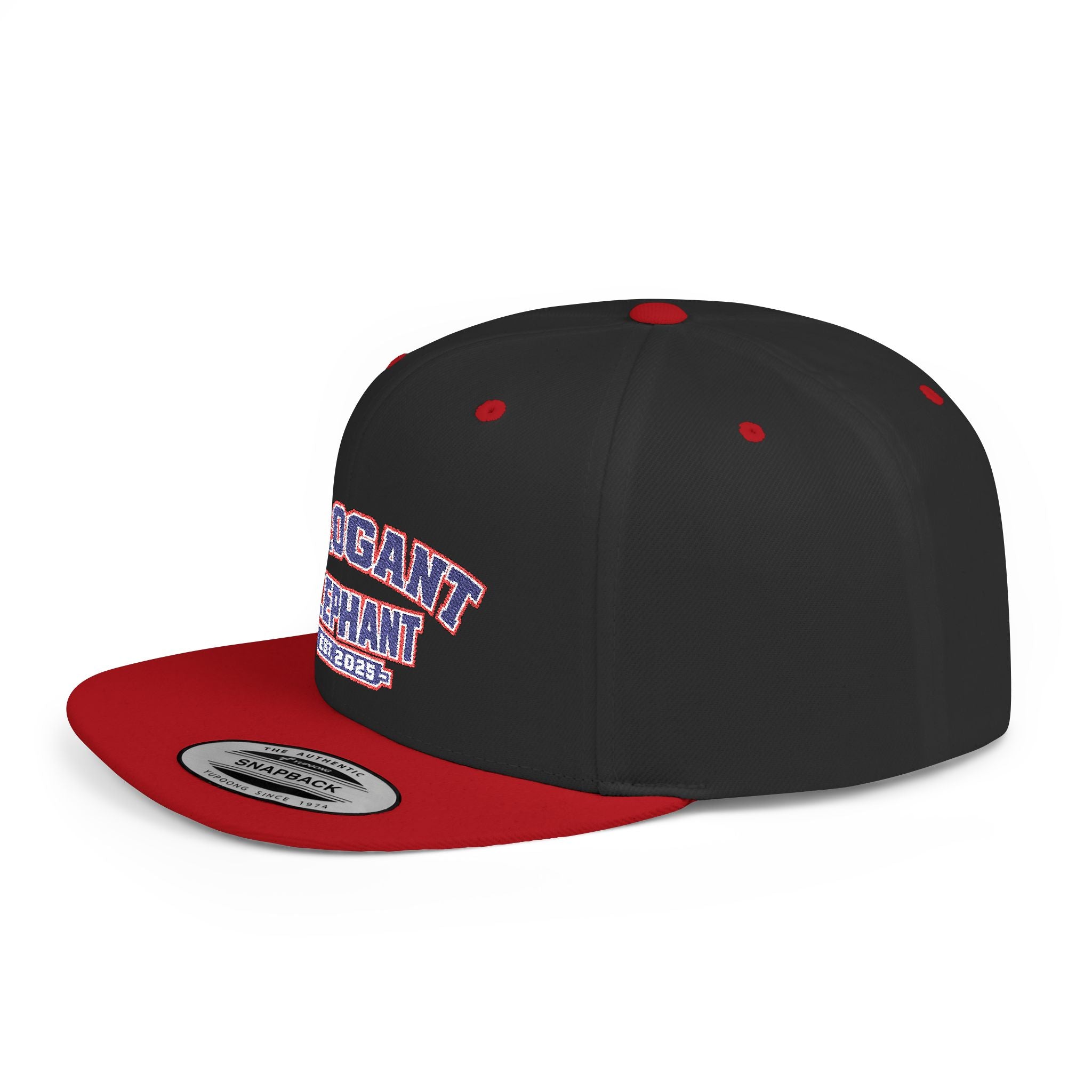 Arrogant Elephant Flat-Bill Snapback Hat