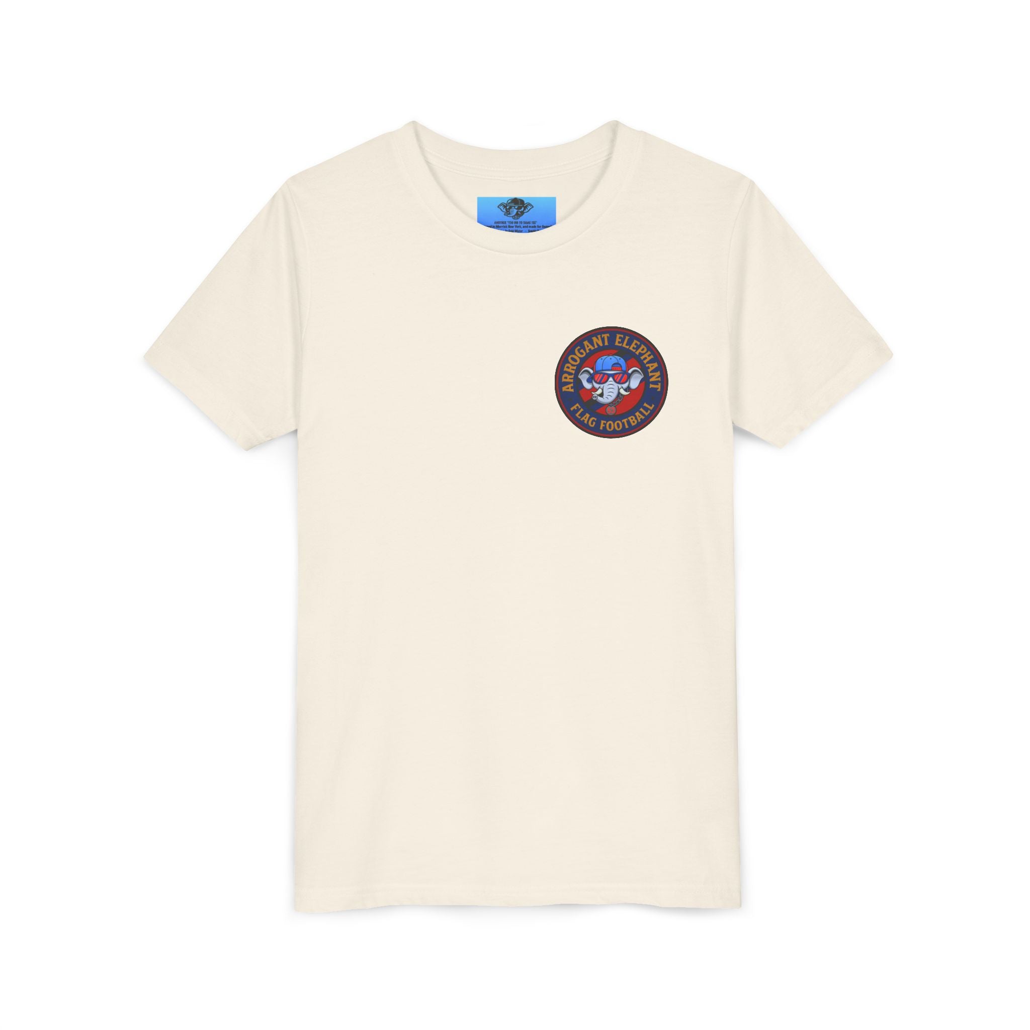 Arrogant Elephant™ Flag Football Tee – Youth "From the field to the stands — rep the elephant with pride"