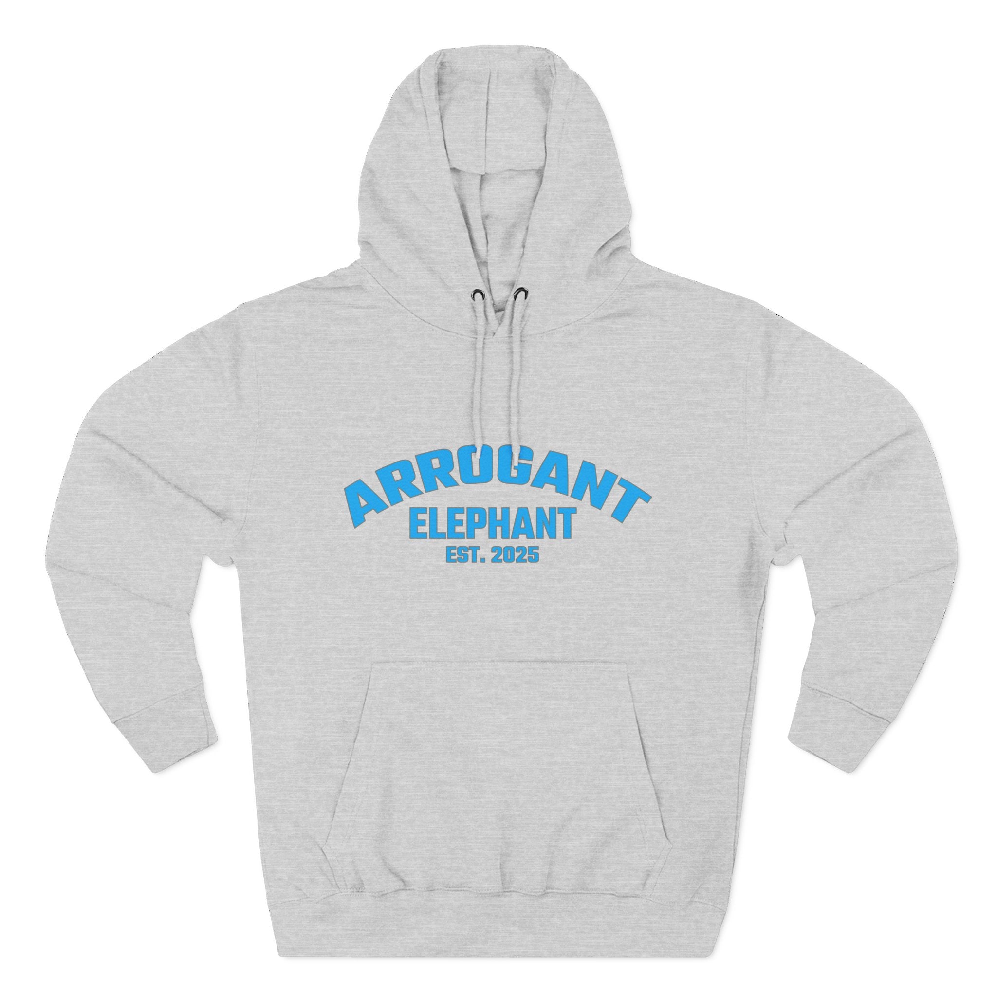 Arrogant Elephant™ Retro Collegiate Hoodie – Est. 2025