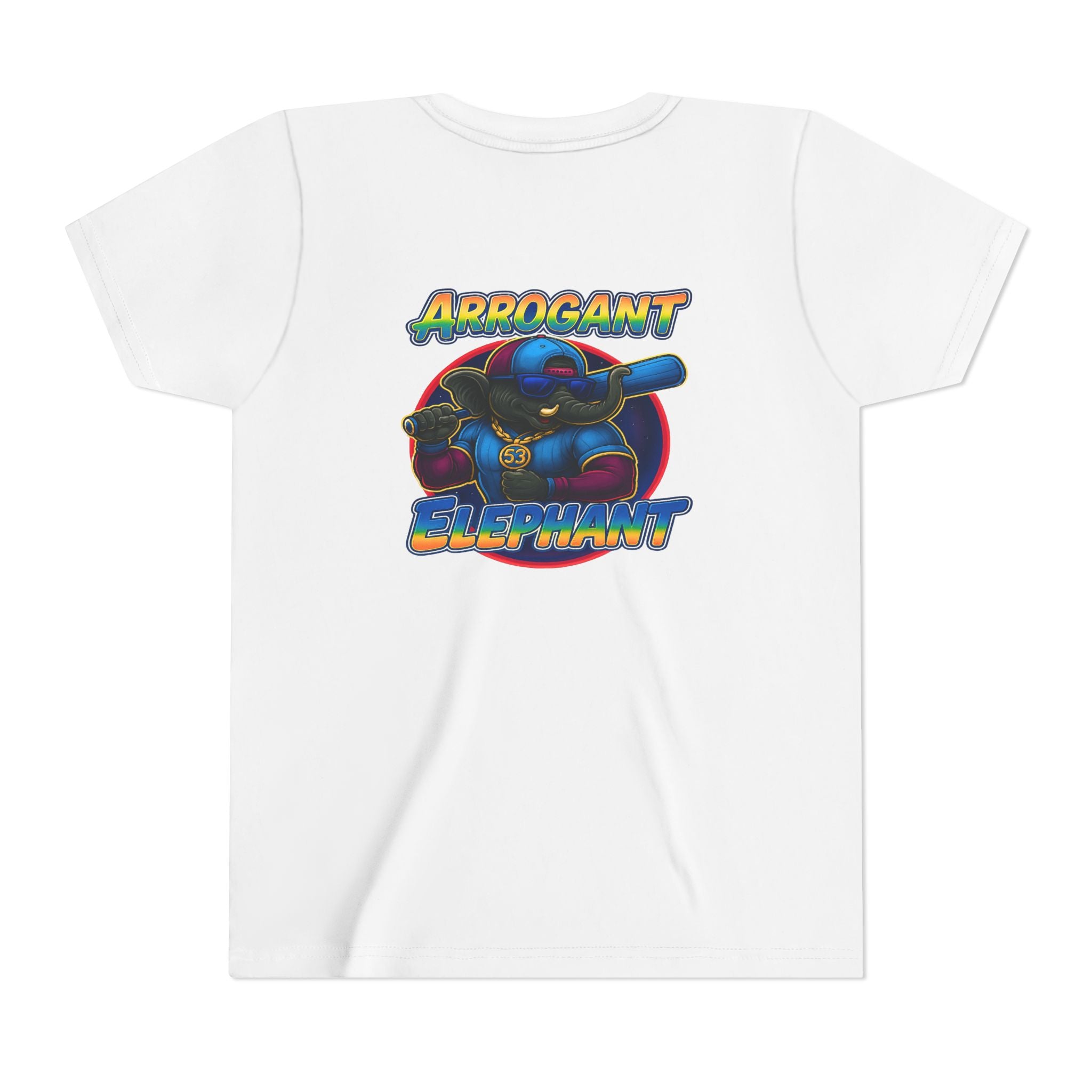 Arrogant Elephant™ Power Play baseball Tee; Game Day Energy. Streetwear Attitude. (HERO EDITION)