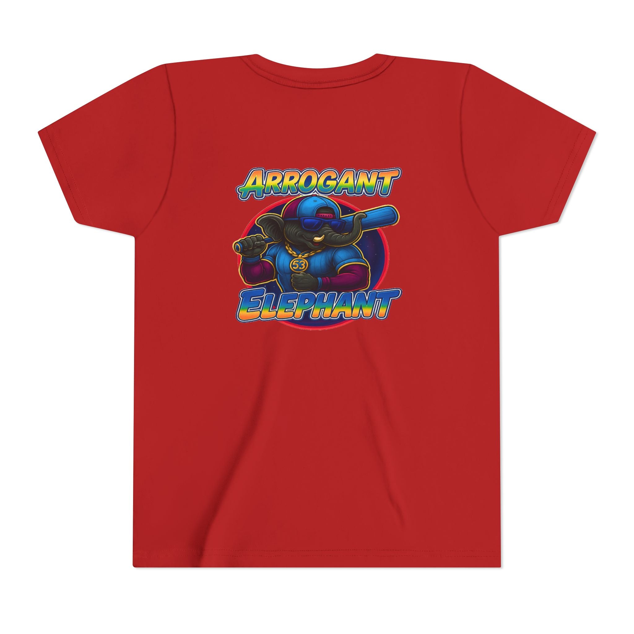 Arrogant Elephant™ Power Play baseball Tee; Game Day Energy. Streetwear Attitude. (HERO EDITION)