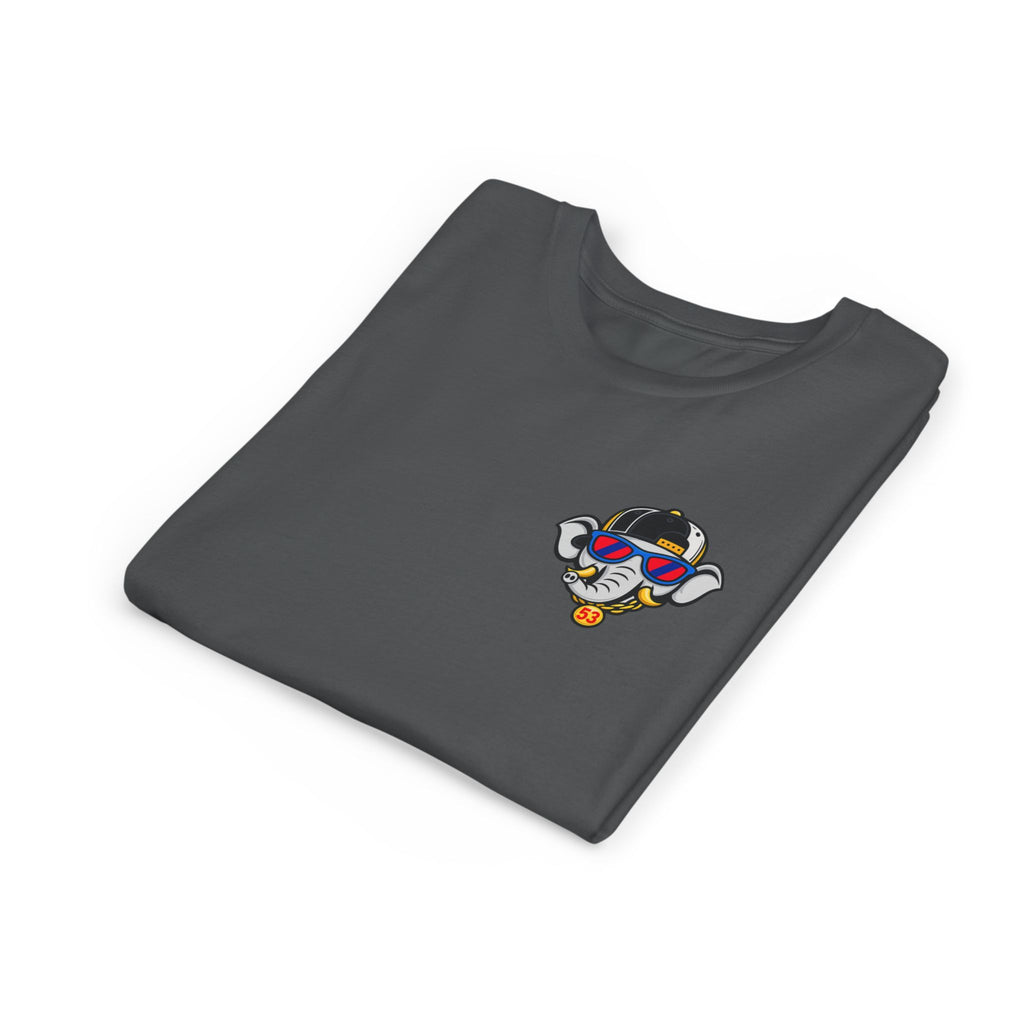 'Good Looks Run in the Dugout' Arrogant Elephant Graphic youth baseball Tee