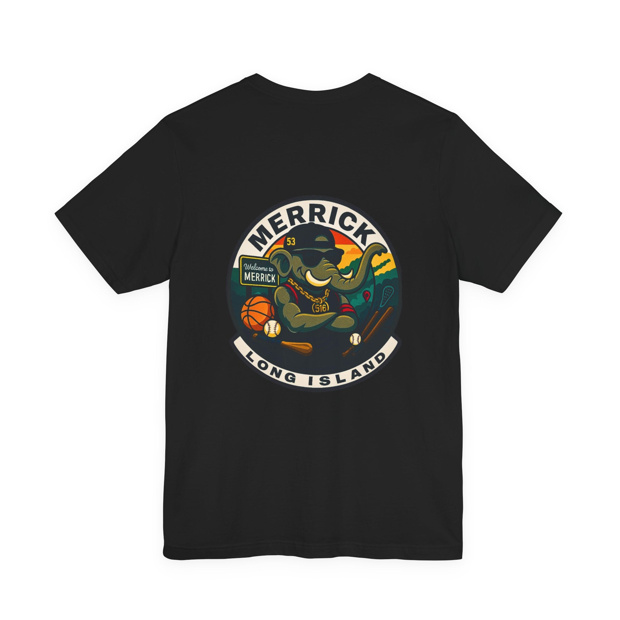 Arrogant Elephant™ Merrick Adult Tee – Long Island Edition