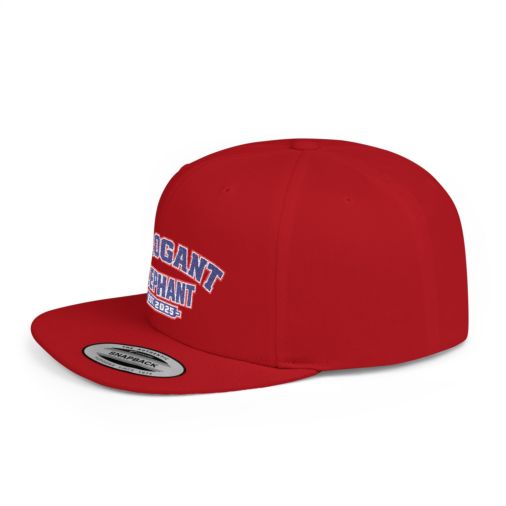 Arrogant Elephant Flat-Bill Snapback Hat