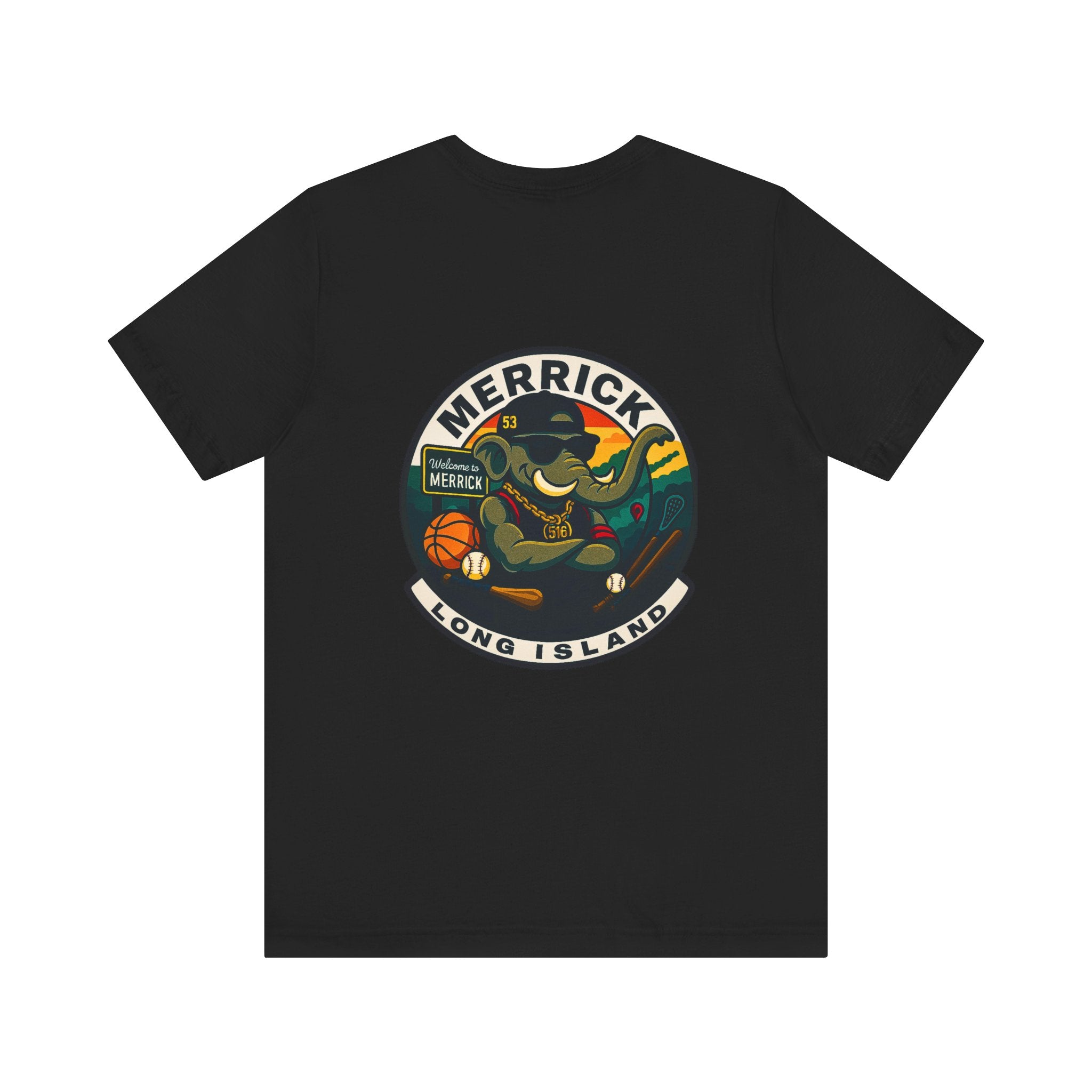Arrogant Elephant™ Merrick Adult Tee – Long Island Edition
