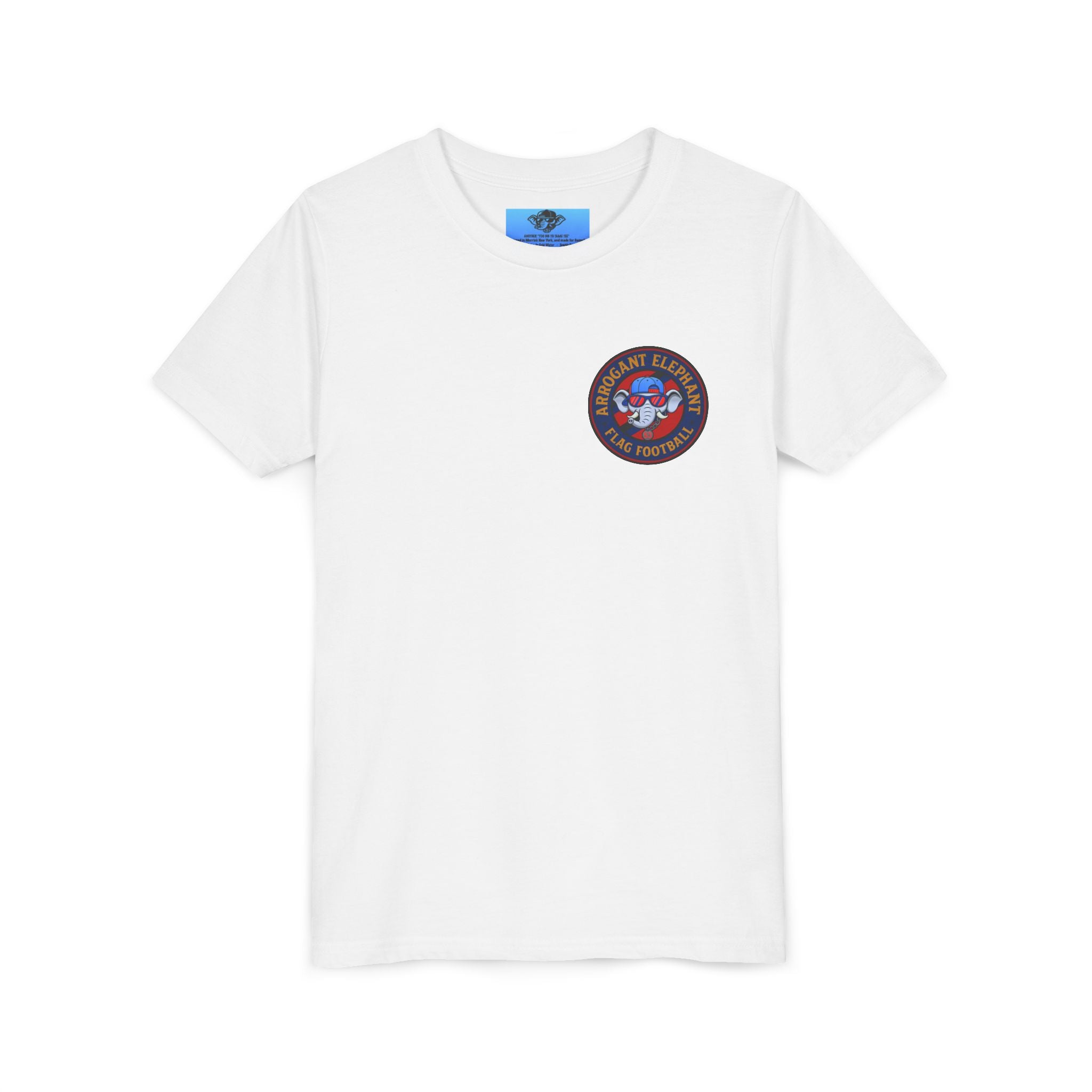 Arrogant Elephant™ Flag Football Tee – Youth "From the field to the stands — rep the elephant with pride"