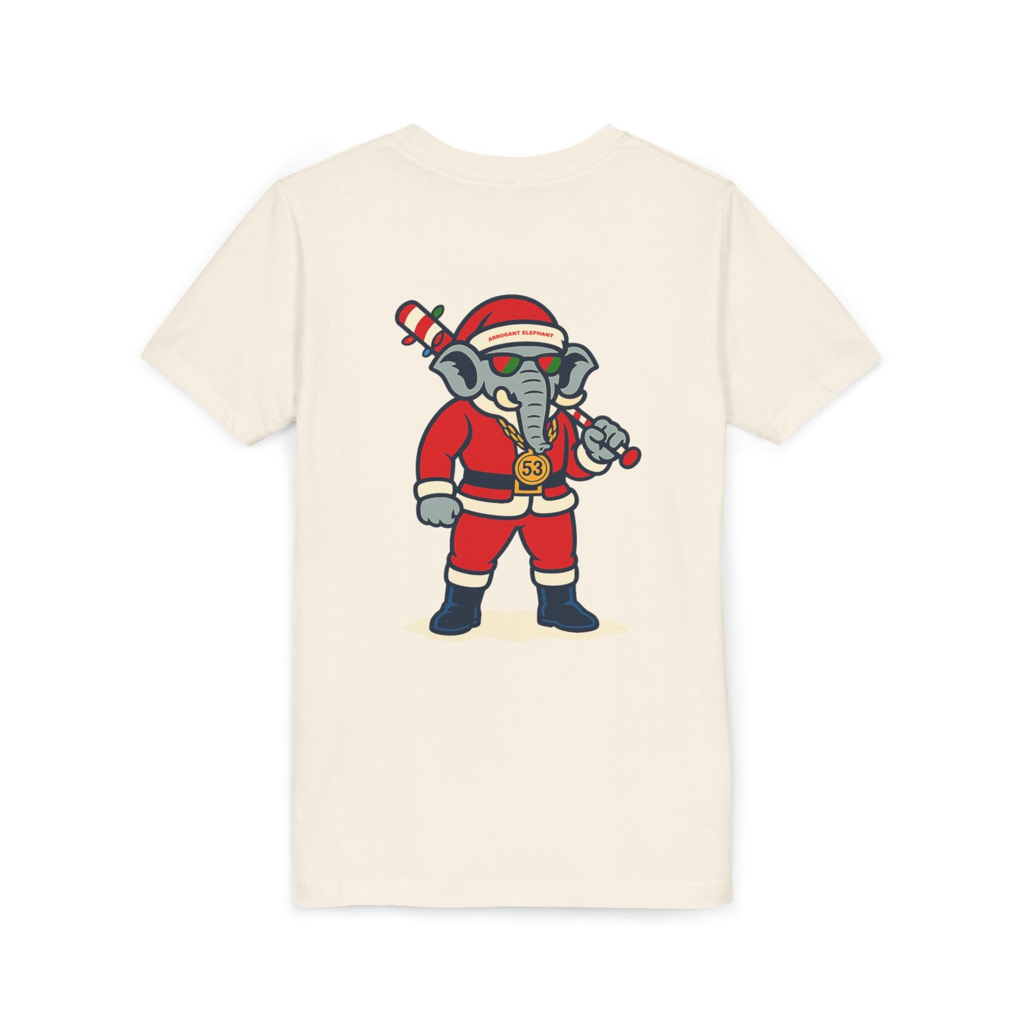 Arrogant Elephant™ Santa Dinger Youth Tee – Limited Holiday Edition