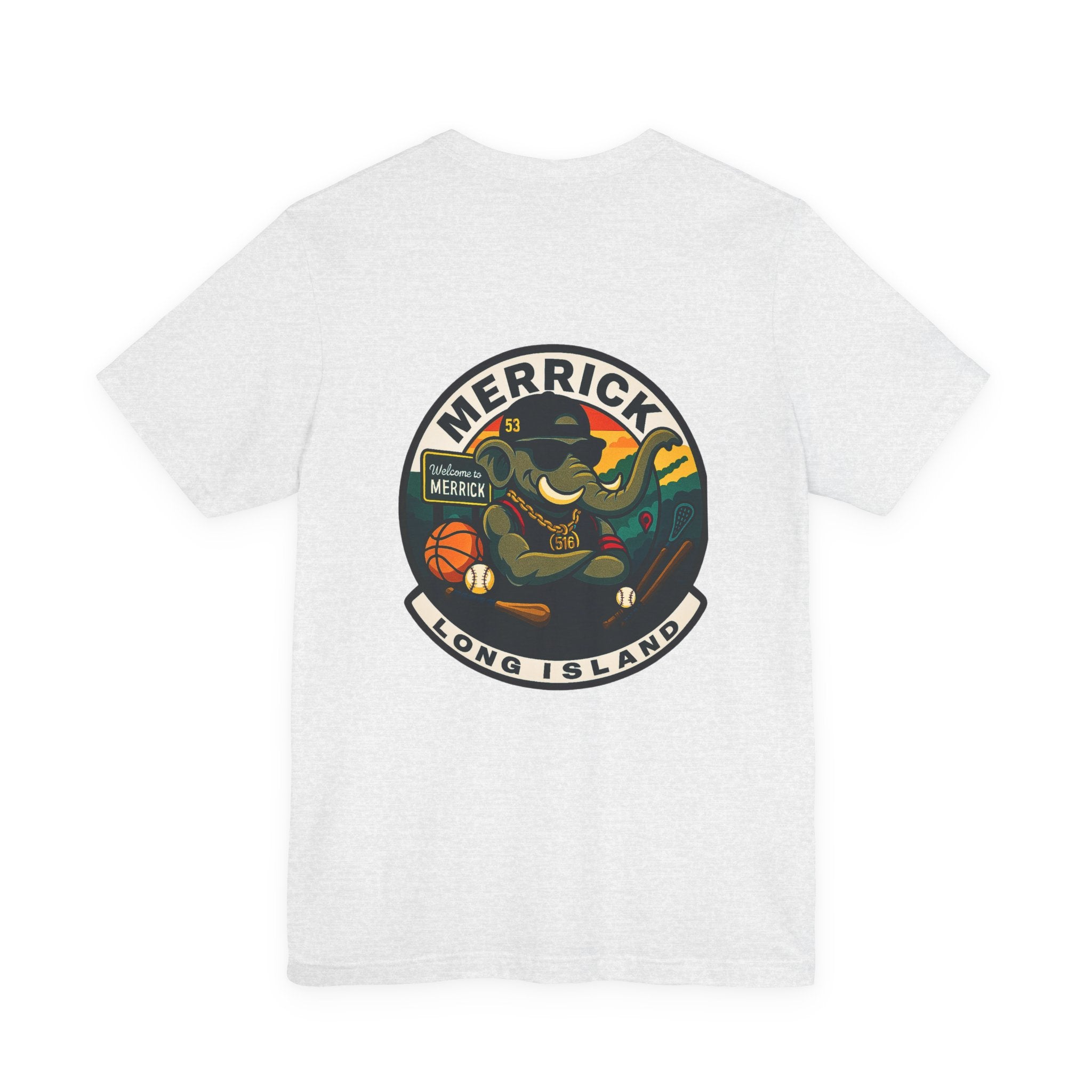 Arrogant Elephant™ Merrick Adult Tee – Long Island Edition