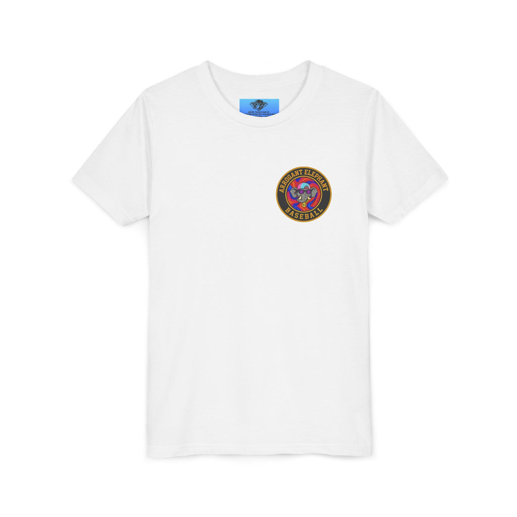 Arrogant Elephant™ Power Play baseball Tee; Game Day Energy. Streetwear Attitude. (HERO EDITION)