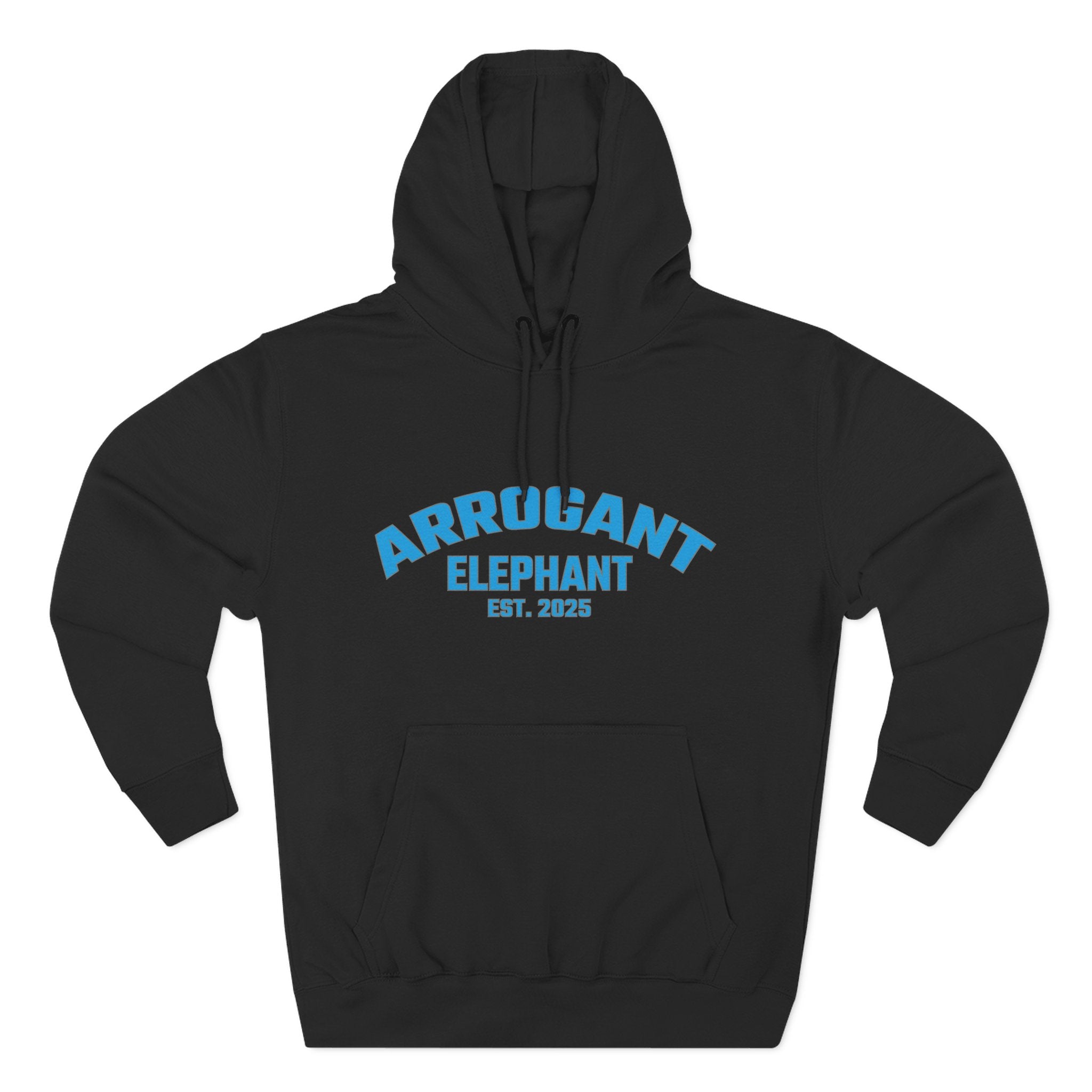 Arrogant Elephant™ Retro Collegiate Hoodie – Est. 2025