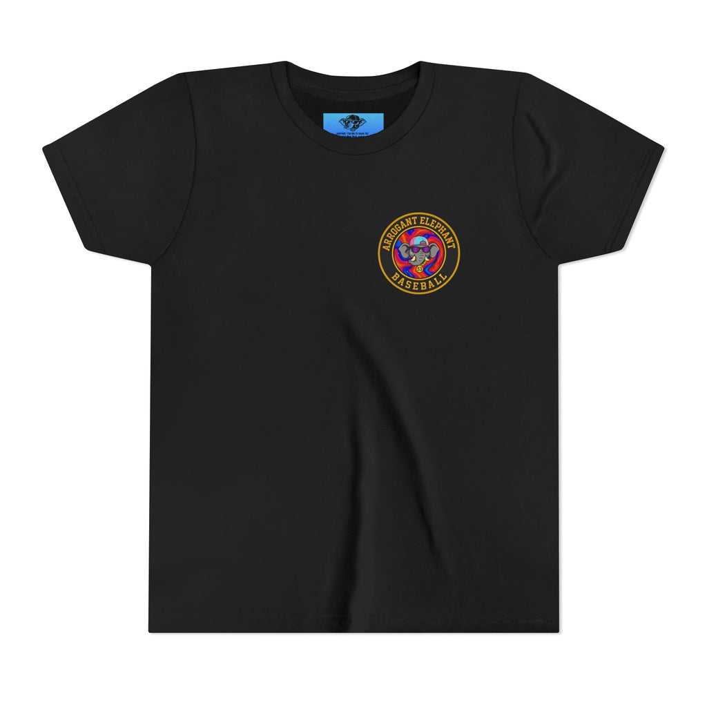 Arrogant Elephant™ Power Play baseball Tee; Game Day Energy. Streetwear Attitude. (HERO EDITION)