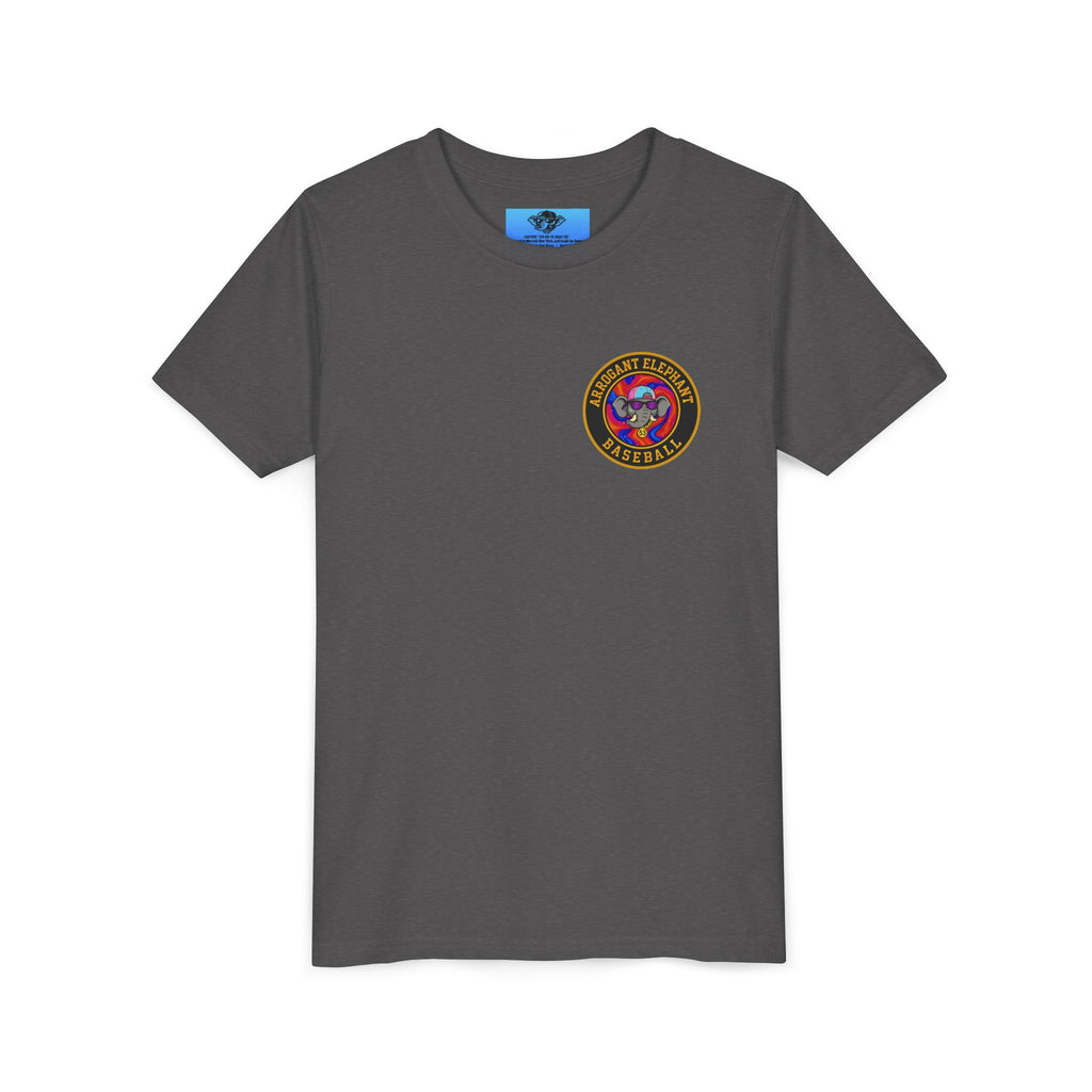 Arrogant Elephant™ Power Play baseball Tee; Game Day Energy. Streetwear Attitude. (HERO EDITION)