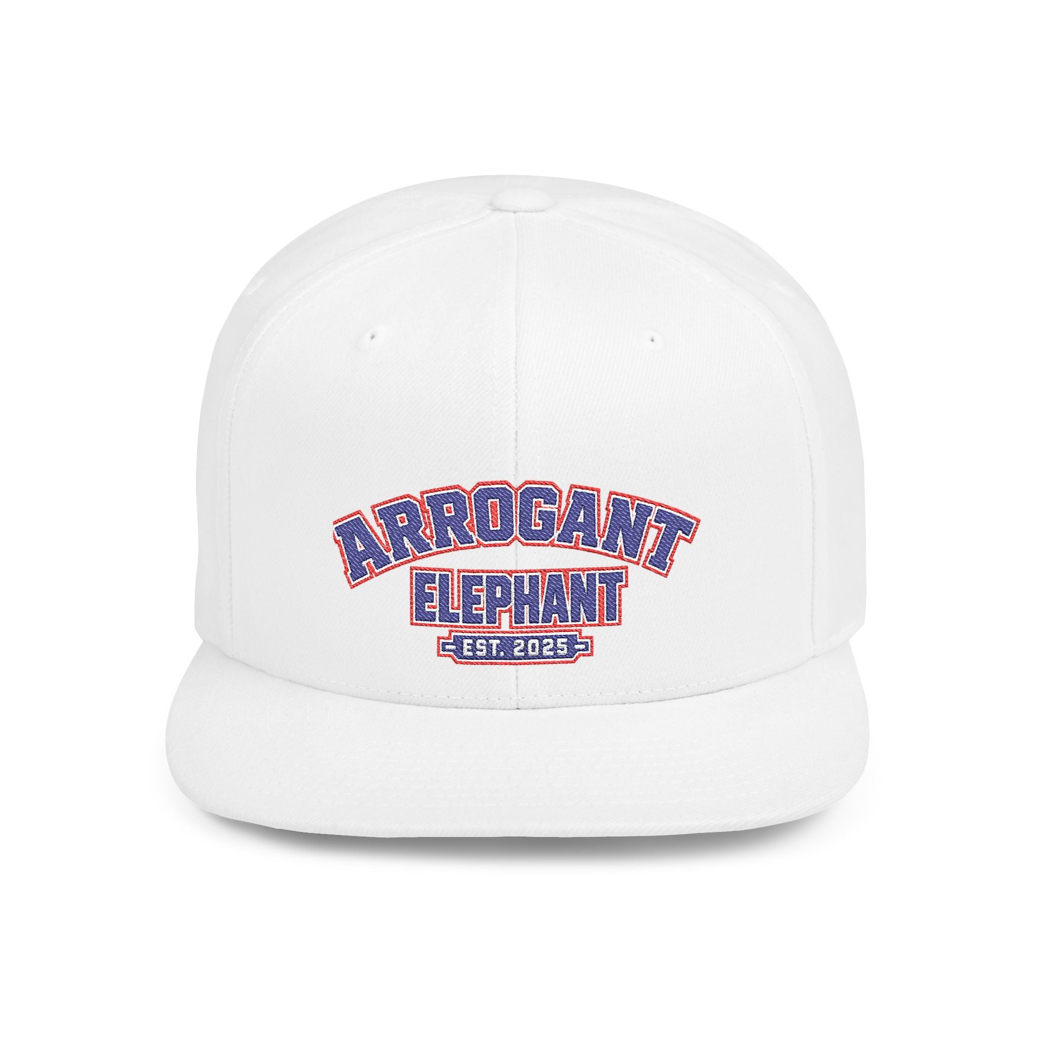 Arrogant Elephant Flat-Bill Snapback Hat