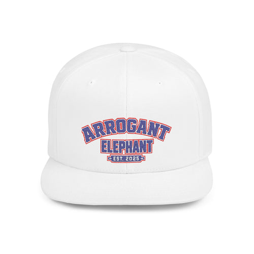 Arrogant Elephant Flat-Bill Snapback Hat