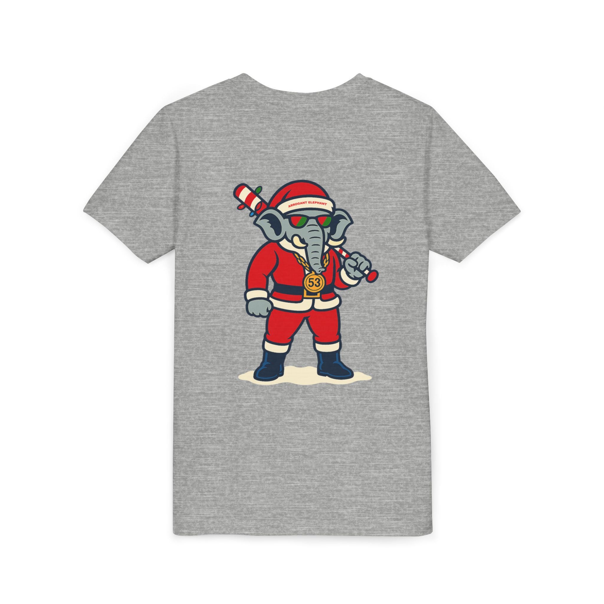Arrogant Elephant™ Santa Dinger Youth Tee – Limited Holiday Edition