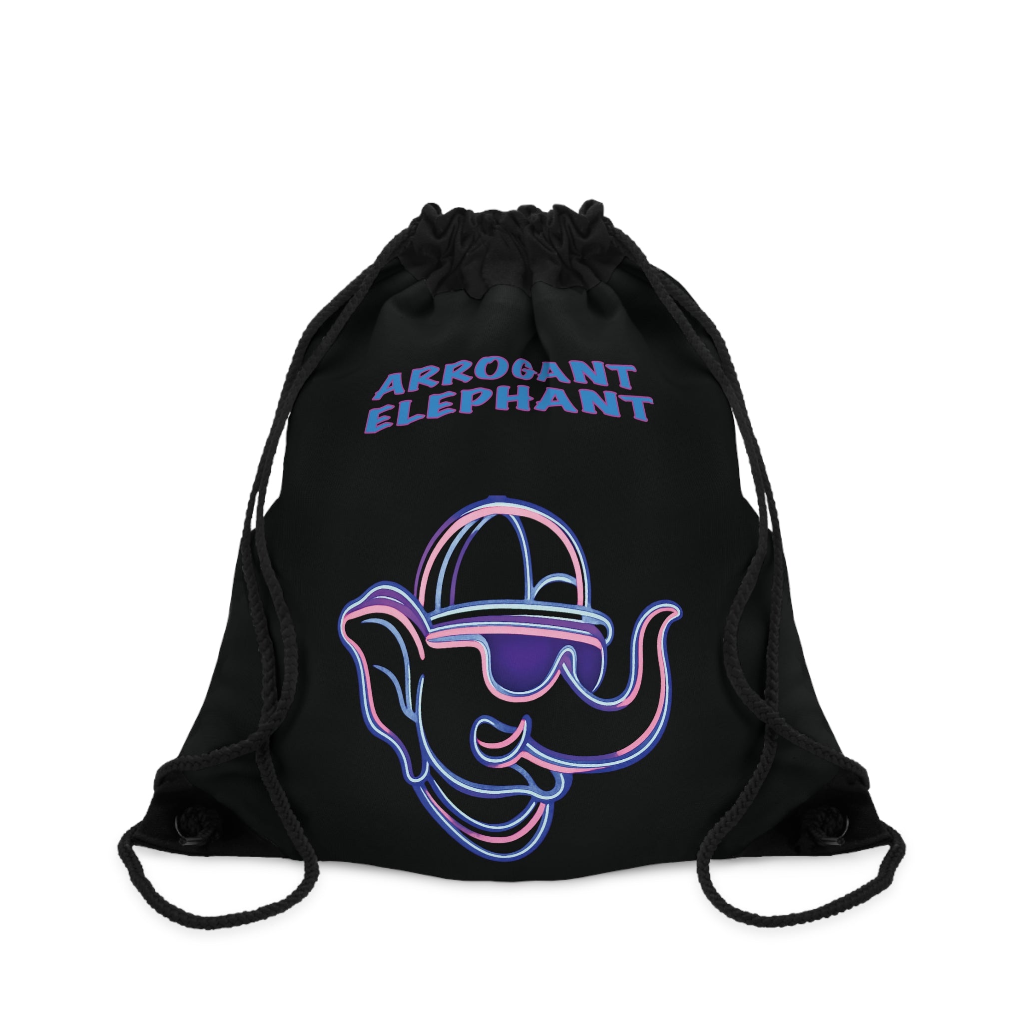 Arrogant Elephant™ Neon Drawstring Bag