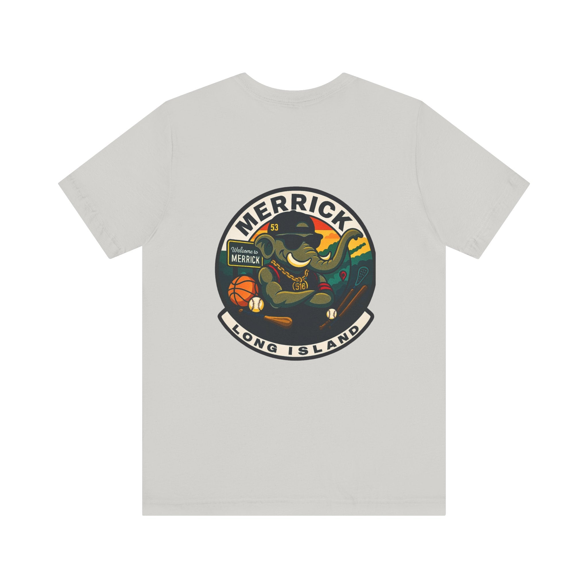 Arrogant Elephant™ Merrick Adult Tee – Long Island Edition