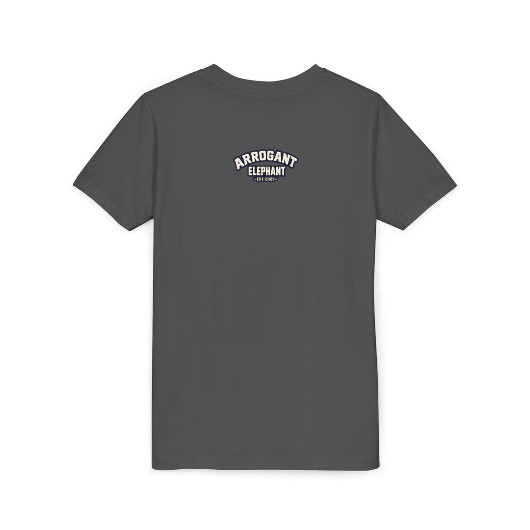 Arrogant Elephant Youth Tee- Collegiate