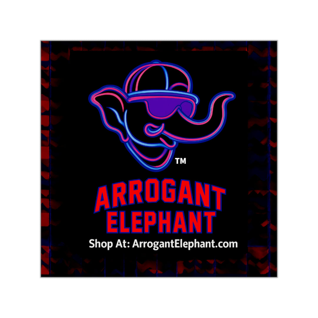Cool Arrogant Elephant Vinyl Stickers for Personalized Laptops, Water Bottles, and More, Fun Party Favors, Unique Gifts