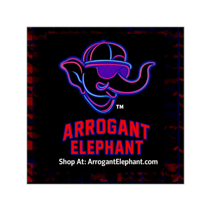 Cool Arrogant Elephant Vinyl Stickers for Personalized Laptops, Water Bottles, and More, Fun Party Favors, Unique Gifts