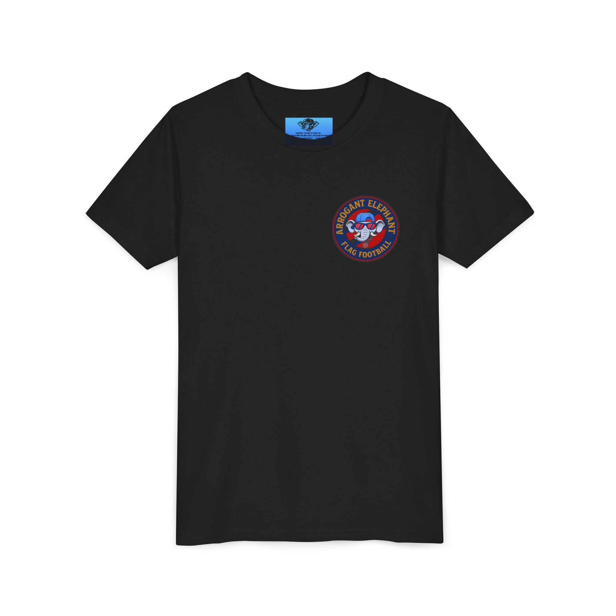 Arrogant Elephant™ Flag Football Tee – Youth "From the field to the stands — rep the elephant with pride"