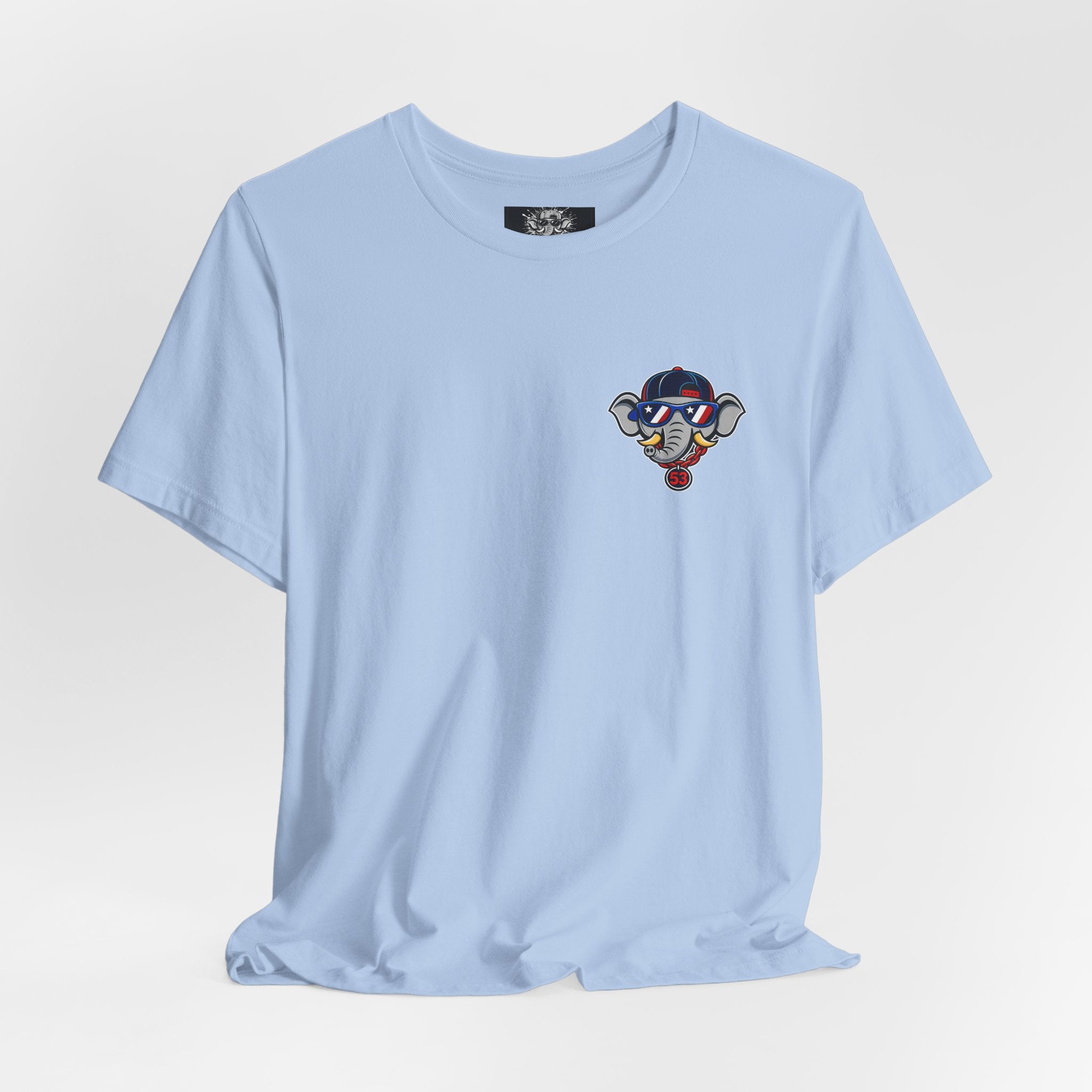 Adult Stars, Stripes and Seams T-Shirt — Patriotic Baseball Tee