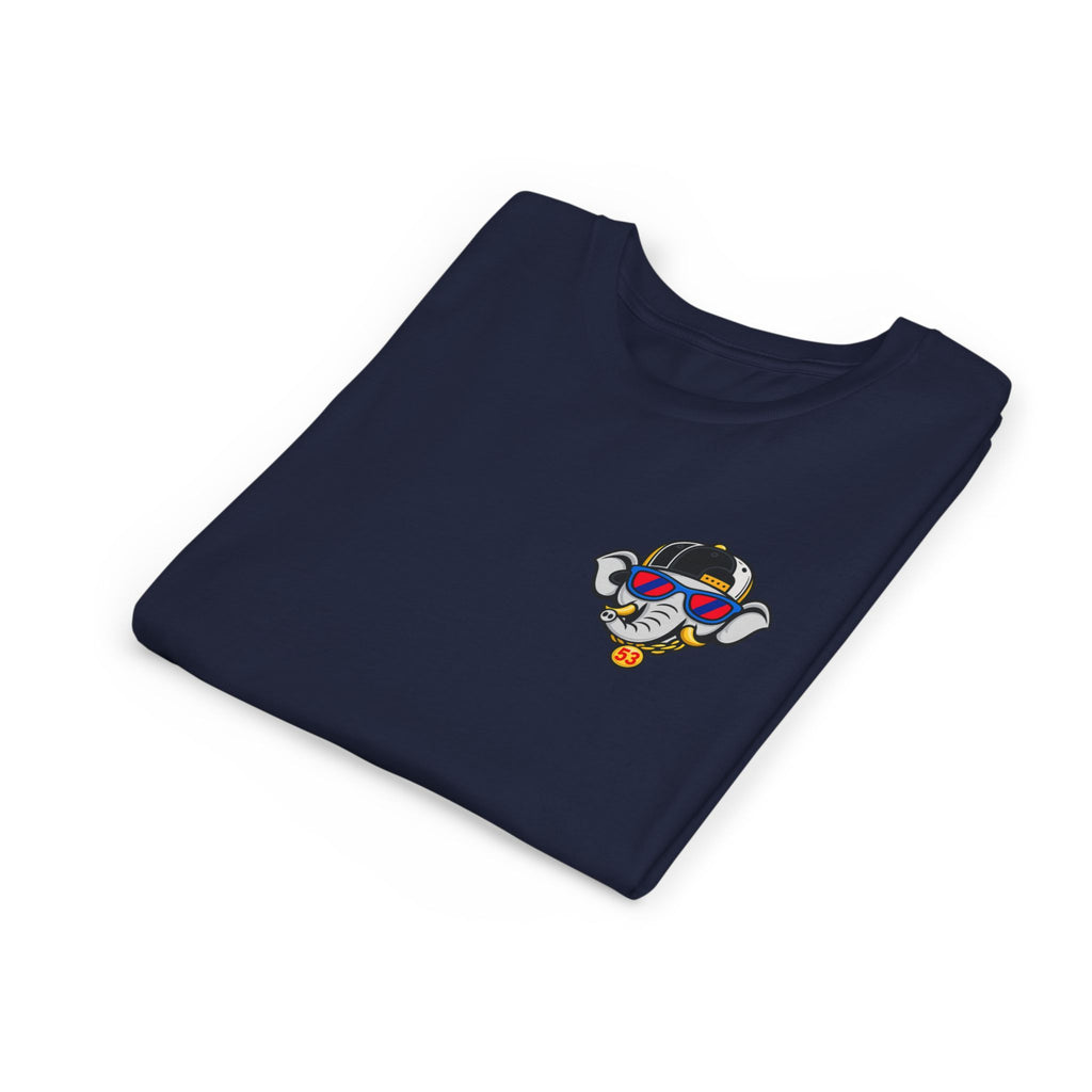 'Good Looks Run in the Dugout' Arrogant Elephant Graphic youth baseball Tee