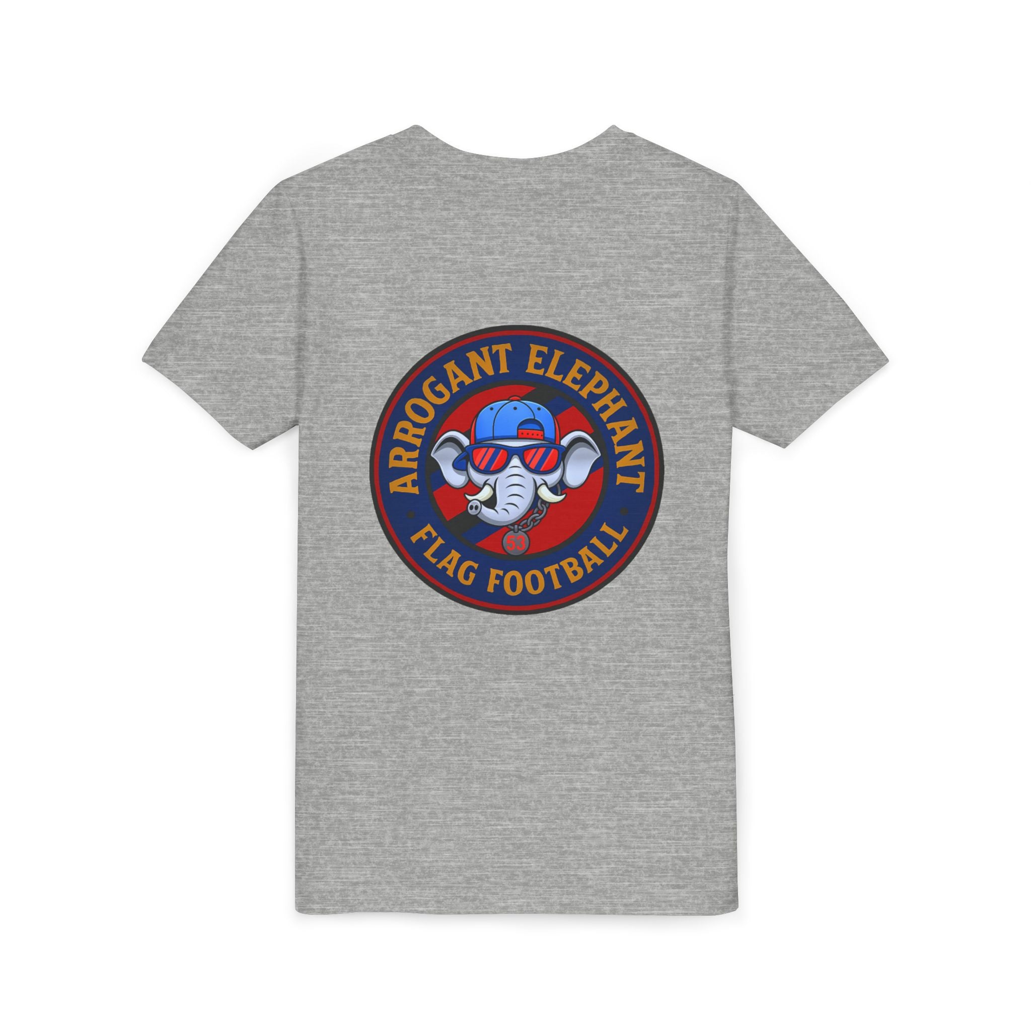Arrogant Elephant™ Flag Football Tee – Youth "From the field to the stands — rep the elephant with pride"